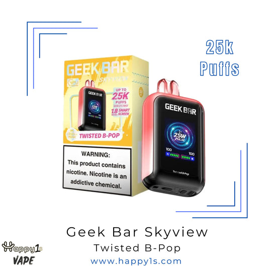 GEEK BAR SKYVIEW 25,000 PUFFS – Happy1s Smoke Shop